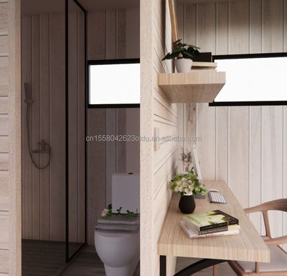 Modern Luxury Portable Container House Prefabricated Steel Structure Mobile Prefab Villa Home Hotel for Log Eco-Friendly