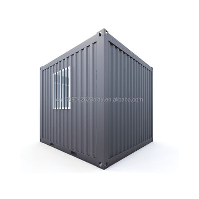 10ft Mini Office/Store Budget-friendly Modified Shipping Container Steel Sandwich Panel Hotels with Aluminum Alloy Windows