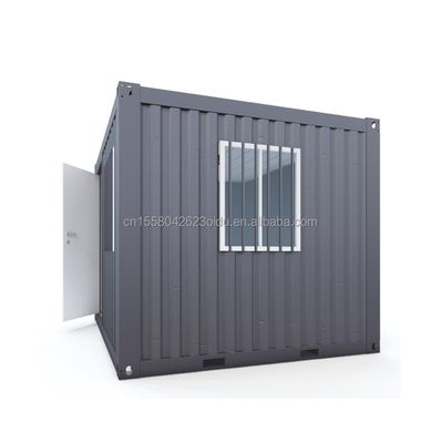 10ft Mini Office/Store Budget-friendly Modified Shipping Container Steel Sandwich Panel Hotels with Aluminum Alloy Windows