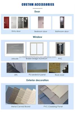 Customized Color 20ft 40ft Foldable Prefab Modular Mobile Home Modern Design Portable Container House for Chinese Trade