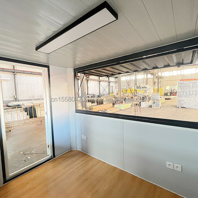 Prefab Shop Custom Pop Up Cafe Bar in 10ft and 20ft Container Coffee Shops with Galvanized Steel Square Tubes
