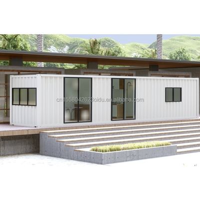 50/75/100mm Wave Sandwich Panel Wall Modern Prefab Kitchen Container House for Hotels and Shops