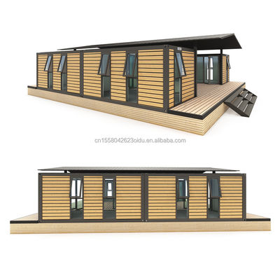 40ft Large Container House for Hotels and Countryside Resident Log Prefabricated Steel Workshop/Classroom Sandwich Panel