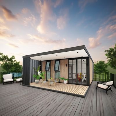 Steel Frame Galvanized Steel Bending 180g Modern Luxury Design Small Prefab Bedroom for Outdoor Garden Home Villa Sale