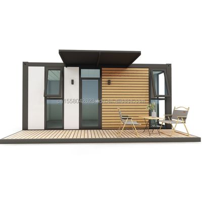 Outdoor Living Bedrooms Prefab Steel Structure Container House for Hotel Extendable Tiny Residential Home 20ft/40ft