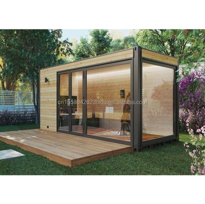 Outdoor Living Bedrooms Prefab Steel Structure Container House for Hotel Extendable Tiny Residential Home 20ft/40ft
