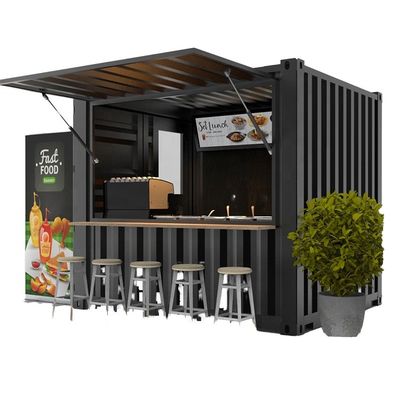 Small Tavern Coffee Shop Mobile Tavern Customizable Modern Prefabricated Steel Houses for Detachable Transportable Home