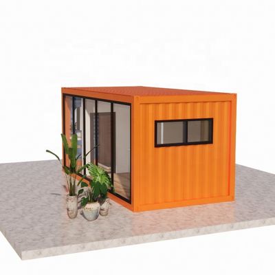 Outdoor Steel and Sandwich Panel Flat Pack Container House with Bathroom Made of 20ft/40ft
