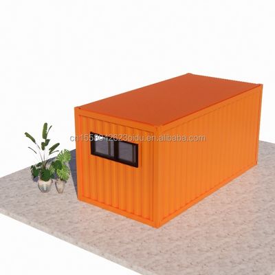Outdoor Steel and Sandwich Panel Flat Pack Container House with Bathroom Made of 20ft/40ft