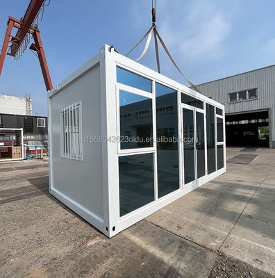 20ft Prefabricated Container Houses for Couples Families Hotels House Steel Frame Galvanized Steel Bending 180g