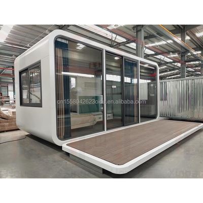 SH Modern Design Prefabricated Foldable Container Home Outdoor Modular Steel and Glass Space Capsule for Urban Living