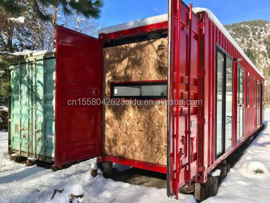 Outdoor 40Ft 20Ft Prefab Expandable Container Home Portable 2-5 Bedroom Prefabricated Shipping House Shop Mobile Granny Flat