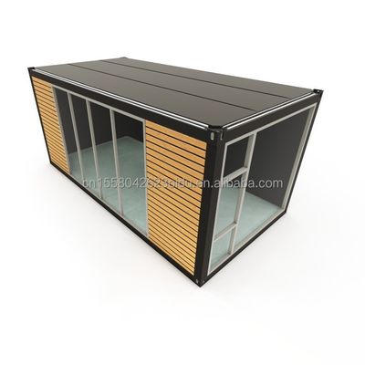20ft 40ft Prefabricated Container Houses Modern Design Wooden Color Prefab Homes for Couples Families Hotels Outdoor