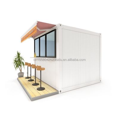 Mobile Steel Structure Wooden Shop Fast Selling Booth Direct Home Bar Coffee Shop
