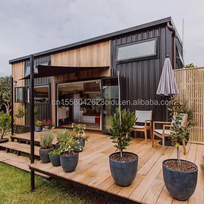 20 40 FT Modern Design Expandable Container Prefabricated Wooden Color Garden House for a Customized Living Experience