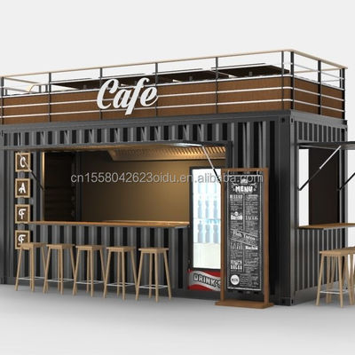 Galvanized Steel Bending 180g Container Prefabricated Foldable Shops Stores Flat Pack Garage for Space-Saving Solution