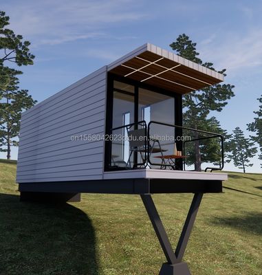 20 FT Modern Design Prefabricated Hanging House Steel Sandwich Panel Container for Outdoor Living For Holiday or Family