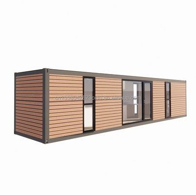 Modern Simple Shop Customized 20f 40ft Prefabricated Expandable Wooden Container House with 2 Large Bedroom in Simple Style