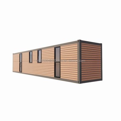 Modern Simple Shop Customized 20f 40ft Prefabricated Expandable Wooden Container House with 2 Large Bedroom in Simple Style