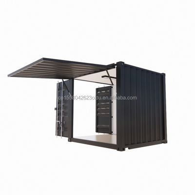 Modern Wooden House Bar Perfect for Shops in 10ft and 20ft Mobile Container Showrooms Customized Design