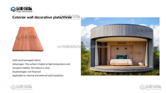 50/75/100mm Wave Sandwich Panel Wall EU Prefabricated Container House for Couples' Residential or Hotel