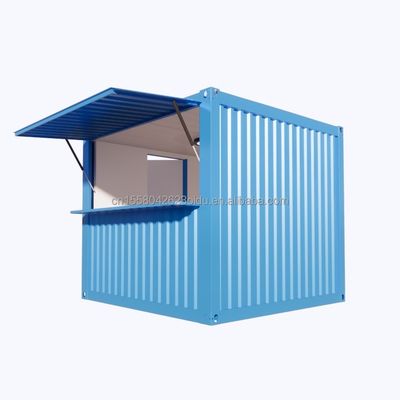 10ft Fast Food Mini Mobile Container Coffee Bar Houses Modern Design Outdoor Modified Shipping Container Cafe Shops Pop-up Shop