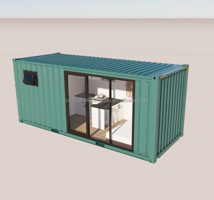 Family Container Home Living Container Family Prefab Residential with Customized Color and Aluminum Alloy Windows