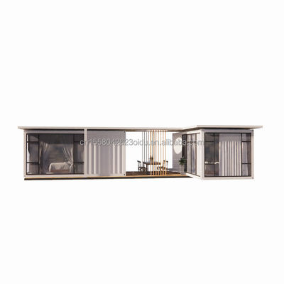 Family Container Home Living Container Family Prefab Residential with Customized Color and Aluminum Alloy Windows