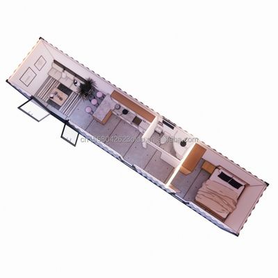 Family Container Home Living Container Family Prefab Residential with Customized Color and Aluminum Alloy Windows
