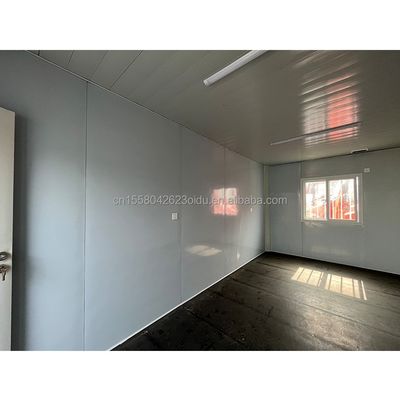 Outdoor Office Home Portable Modular Flat Pack Prefabricated Steel Container with Wall 50/75/100mm Wave Sandwich Panel