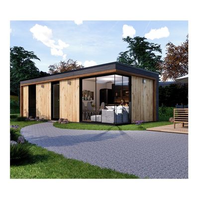 Steel Frame Galvanized Steel Bending 180g Modern Design Prefabricated Container House for Outdoor Residential Space