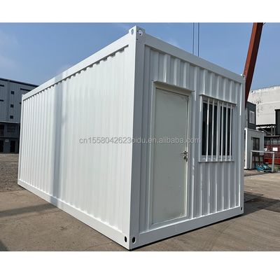 Outdoor Office Home Portable Modular Flat Pack Prefabricated Steel Container with Wall 50/75/100mm Wave Sandwich Panel