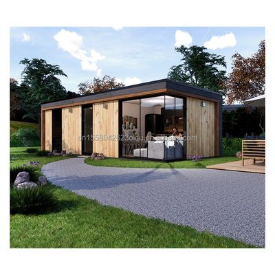 Steel Frame Galvanized Steel Bending 180g Modern Design Prefabricated Container House for Outdoor Residential Space