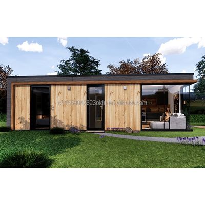 Steel Frame Galvanized Steel Bending 180g Modern Design Prefabricated Container House for Outdoor Residential Space