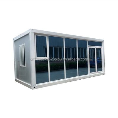 20ft 40ft Light Steel Container House Modern Design Prefab Camping Homes with Galvanized Steel Bending 180g and Steel Frame
