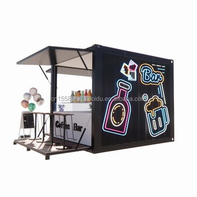 Fast and Convenient Stall Customized Color Retail Store in a 10ft Pop-Up Coffee Shop with Wall 50/75/100mm Wave Sandwich Panel