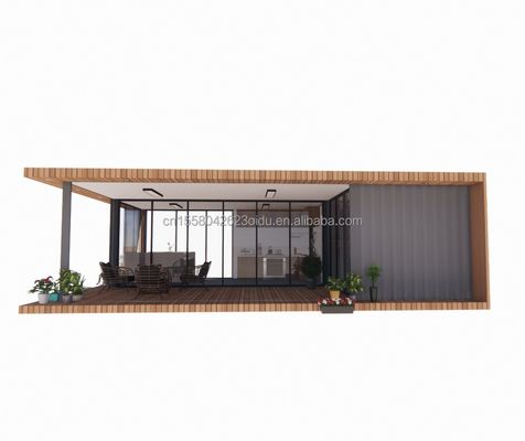 20 Foot Luxury Mobile House with Living and Aluminum Alloy Windows Customized Flat Villas
