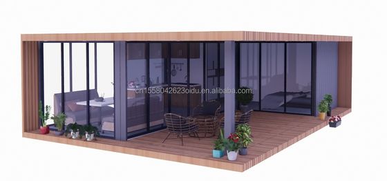 20 Foot Luxury Mobile House with Living and Aluminum Alloy Windows Customized Flat Villas