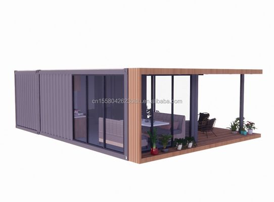 20 Foot Luxury Mobile House with Living and Aluminum Alloy Windows Customized Flat Villas