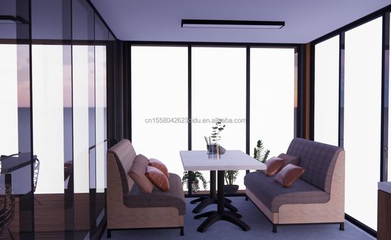 20 Foot Luxury Mobile House with Living and Aluminum Alloy Windows Customized Flat Villas