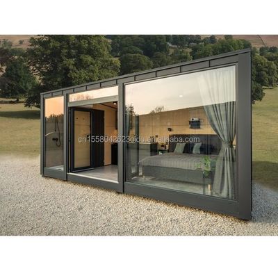 Modern Design Style Customized Color Wooden Prefabricated Container House Steel Sandwich Panel Hotel Toilets for Outdoor