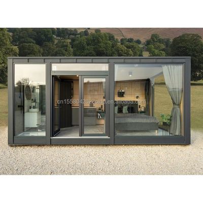 Modern Design Style Customized Color Wooden Prefabricated Container House Steel Sandwich Panel Hotel Toilets for Outdoor