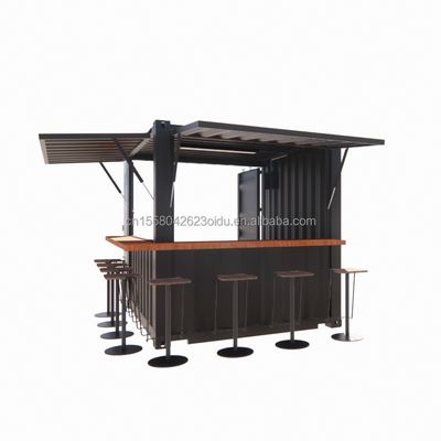 Moisture-Proof 10 Foot Mini Pop-Up Store Container for Coffee Shop/Bar/Fast Food Restaurant/Convenience Store/Kiosk/Booth