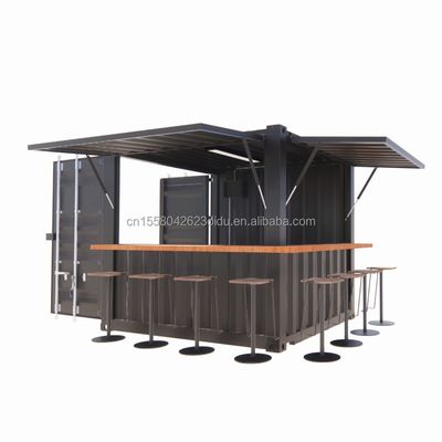 Moisture-Proof 10 Foot Mini Pop-Up Store Container for Coffee Shop/Bar/Fast Food Restaurant/Convenience Store/Kiosk/Booth