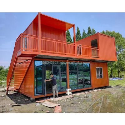 Detachable Design Modern Luxury 3 Bedroom Prefabricated Villa Container House for Garden by Families and Hotels