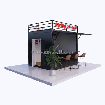 Modern Design Style 10ft Container Sentry Box Fast Food Truck Mobile Coffee Truck Bar Convenience Store