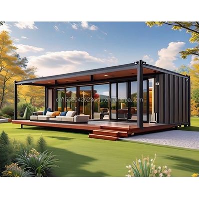 Outdoor 40ft or 20ft Modern Design Expandable Container Home Prefab Residential Prefabricated Tiny House for Living Steel Material