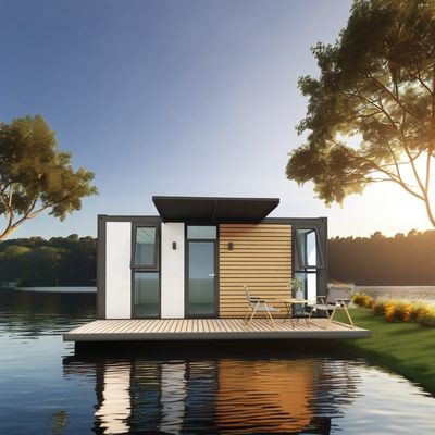 Flat Pack Container EU Customized Modern Luxury 20ft Prefabricated Wooden House with Steel Structure Garden Prefab in Mid-Century Modern Design Style