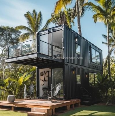 Aluminum Alloy Windows EU 20 FT Prefabricated Steel Container House for Outdoor Living in Residential Forest Tiny Houses