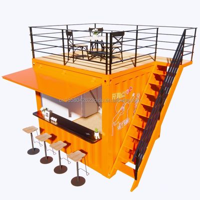 10 Foot Prefabricated Container Store for Fast Food Coffee Bars Customized Color Supermarket Option from Shanghai